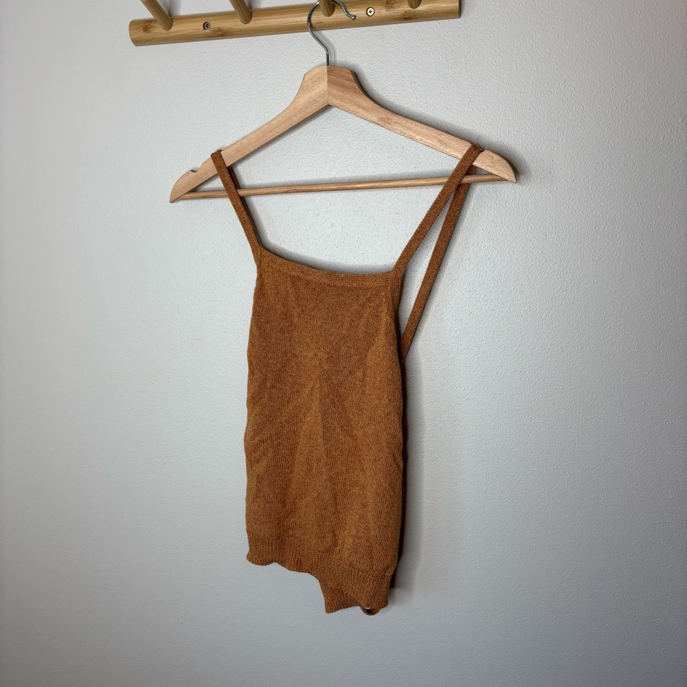 Anthropologie cross back tank small